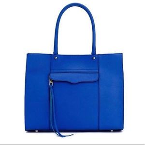 Rebecca Minkoff mab tote large royal blue